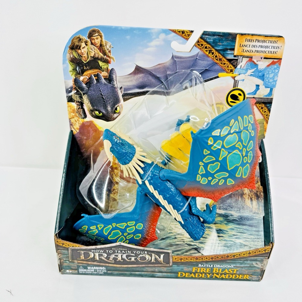 How to‎ Train Your Dragon Battle Dragons Fire Blast Deadly Nadder Figure